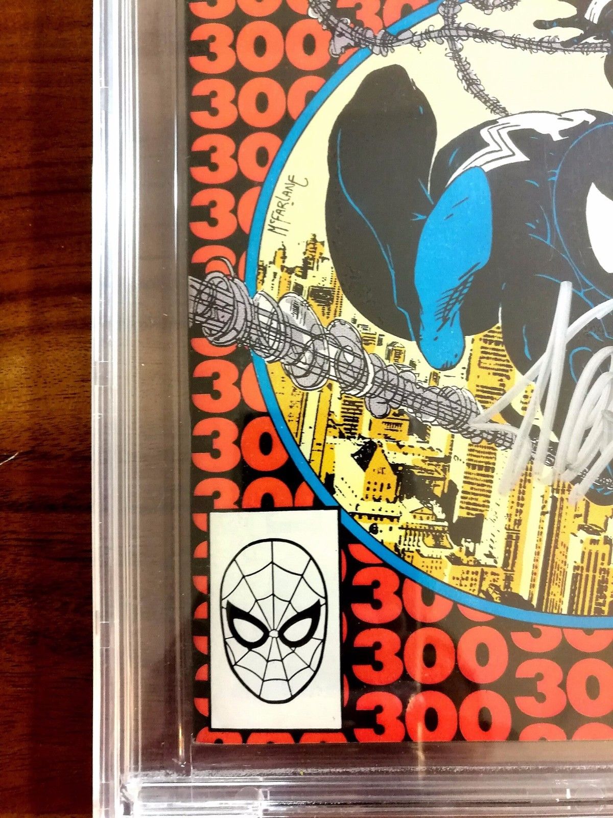 The Amazing Spider-Man #300 1st full Venom CBCS 9.4 NM Signed Stan Lee!