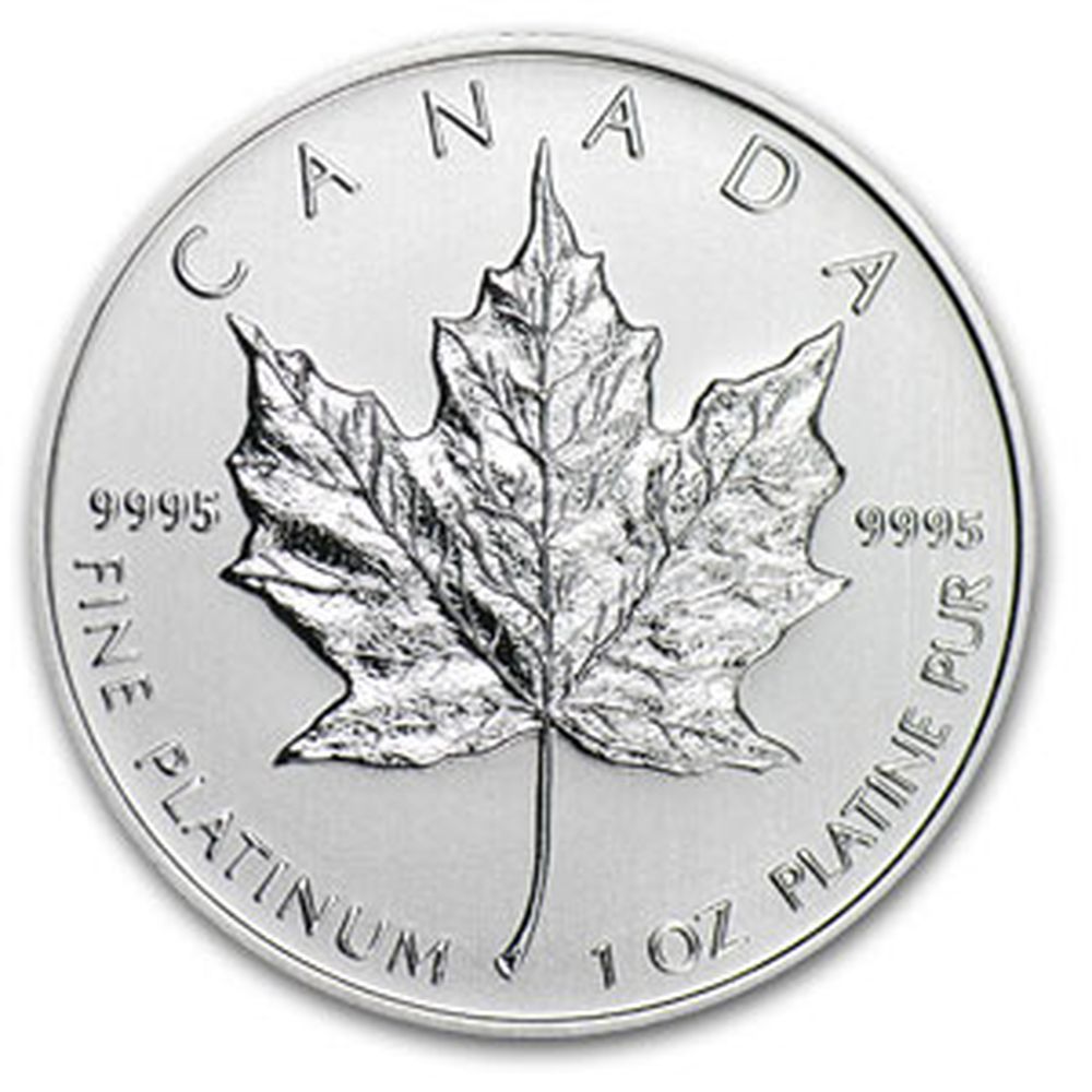 2013 1 oz Platinum Canadian Maple Leaf Coin