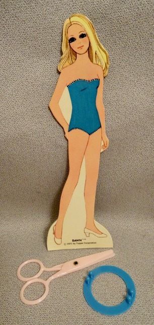 1971 DAWN MAGIC PAPER DOLL SET - #4330 - UNCUT & RARE