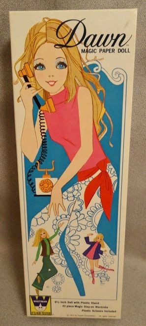 1971 DAWN MAGIC PAPER DOLL SET - #4330 - UNCUT & RARE