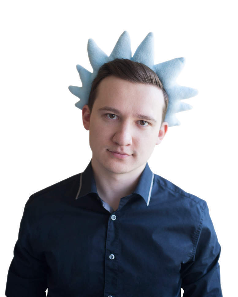 Hair of Rick Sanchez from Rick and Morty