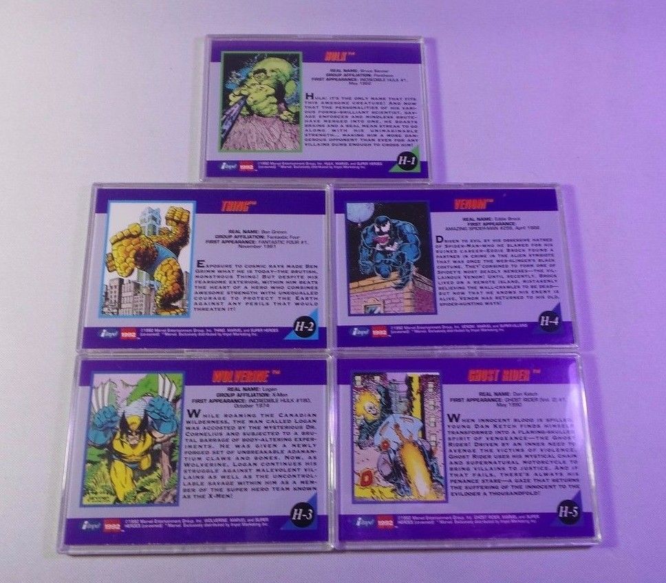 1992 IMPEL MARVEL UNIVERSE SERIES 3 200 CARD COMPLETE SET + 5 Holograms NM/MT