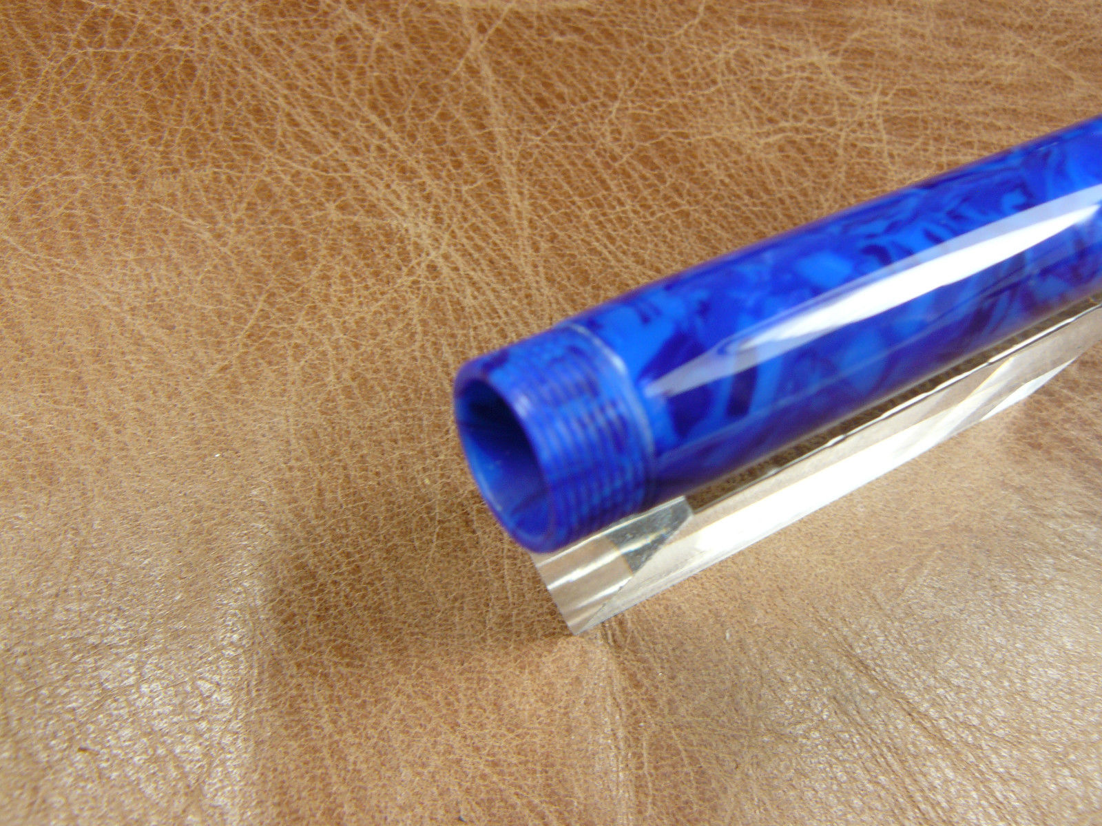 PARKER DUOFOLD CENTENNIAL FOUNTAIN PEN BARREL LAPIS BLUE NEW OLD STOCK