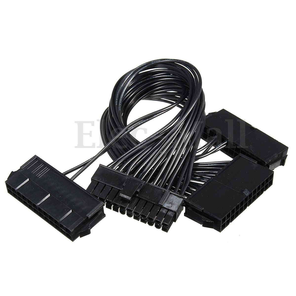 3 PORT 20+4PIN PSU Power Supply ATX 24 Pin Motherboard Adapter Connector Cable