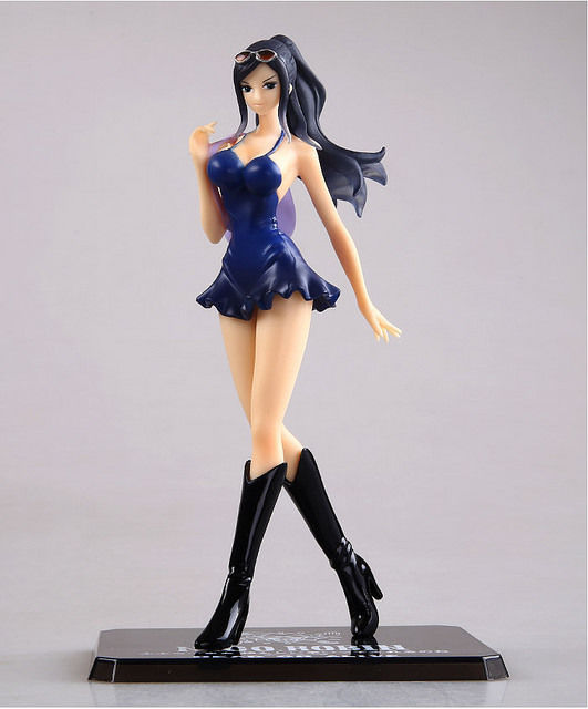 One Piece Nico Robin in Blue New World Anime Toy Figure Doll New With Box
