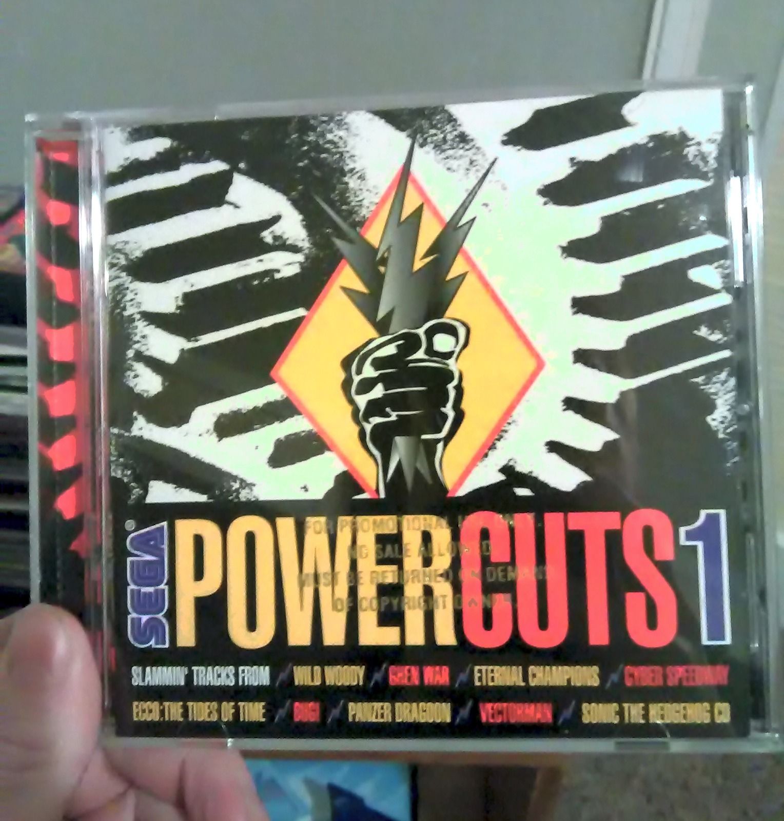 Sega Power Cuts Volume 1 Promotional Music CD Genesis