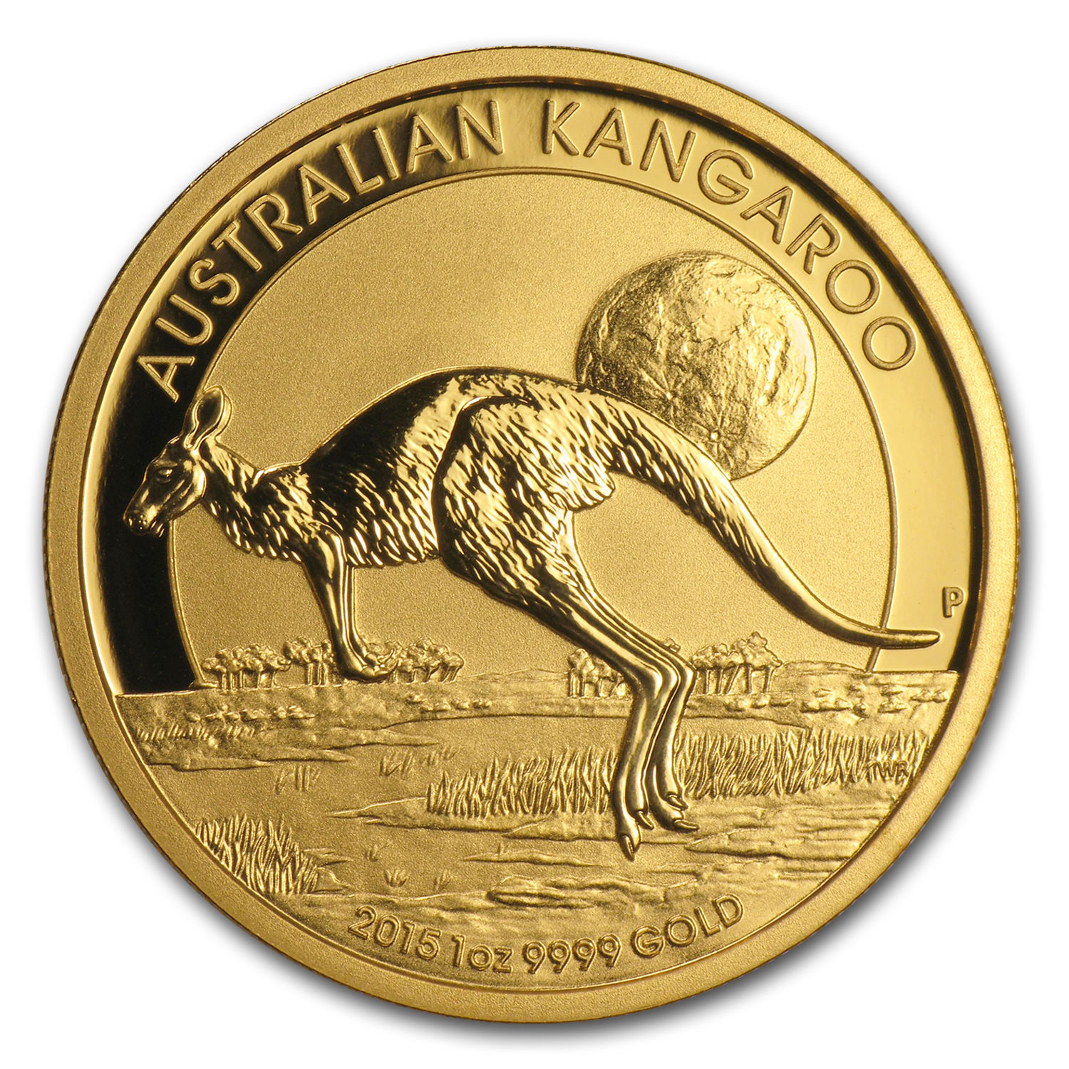 2015 Australia 1 oz Gold Kangaroo BU - SKU #84461