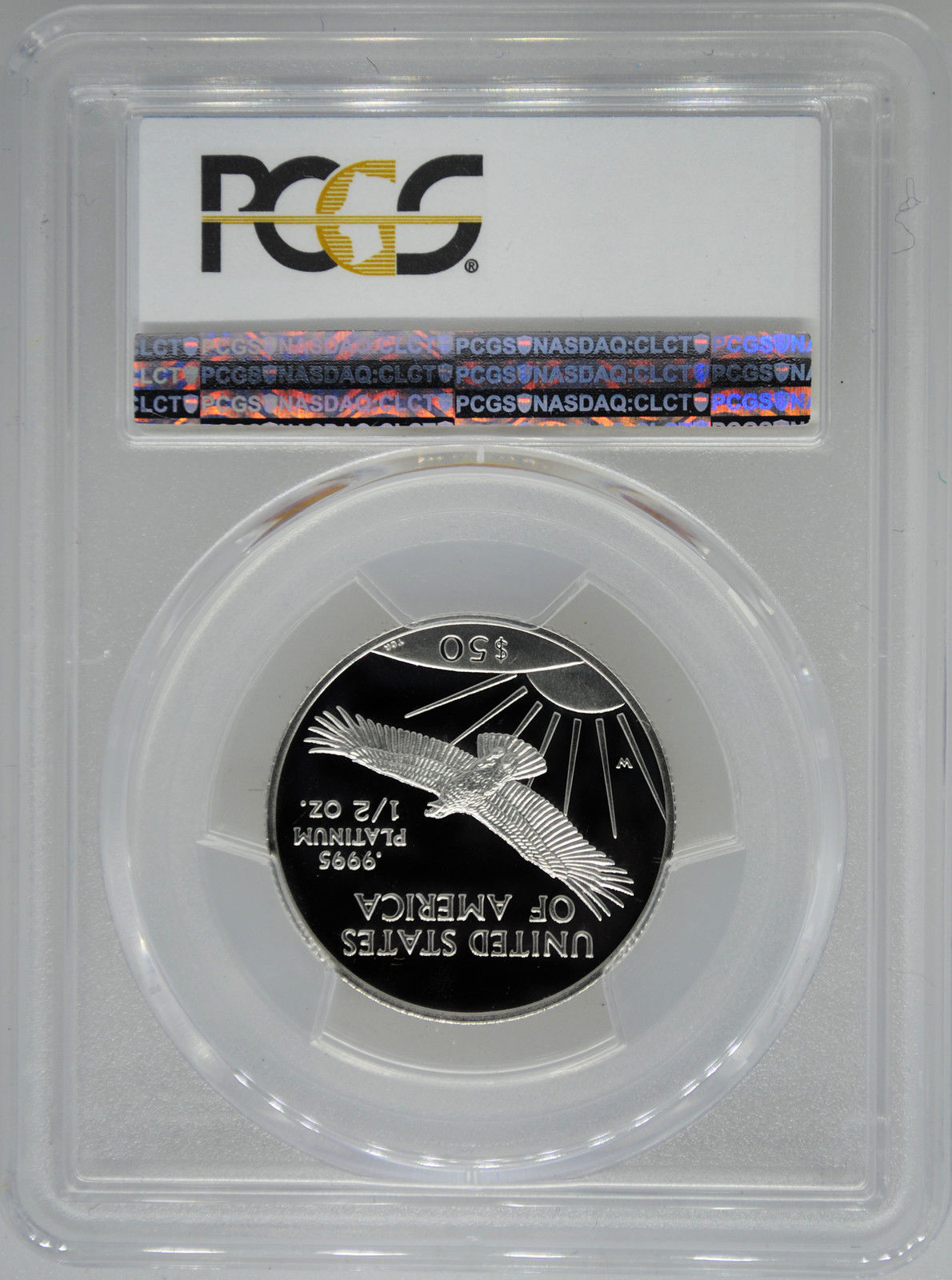 1997-W PCGS PR70 1/2 oz Proof Platinum Eagle $50