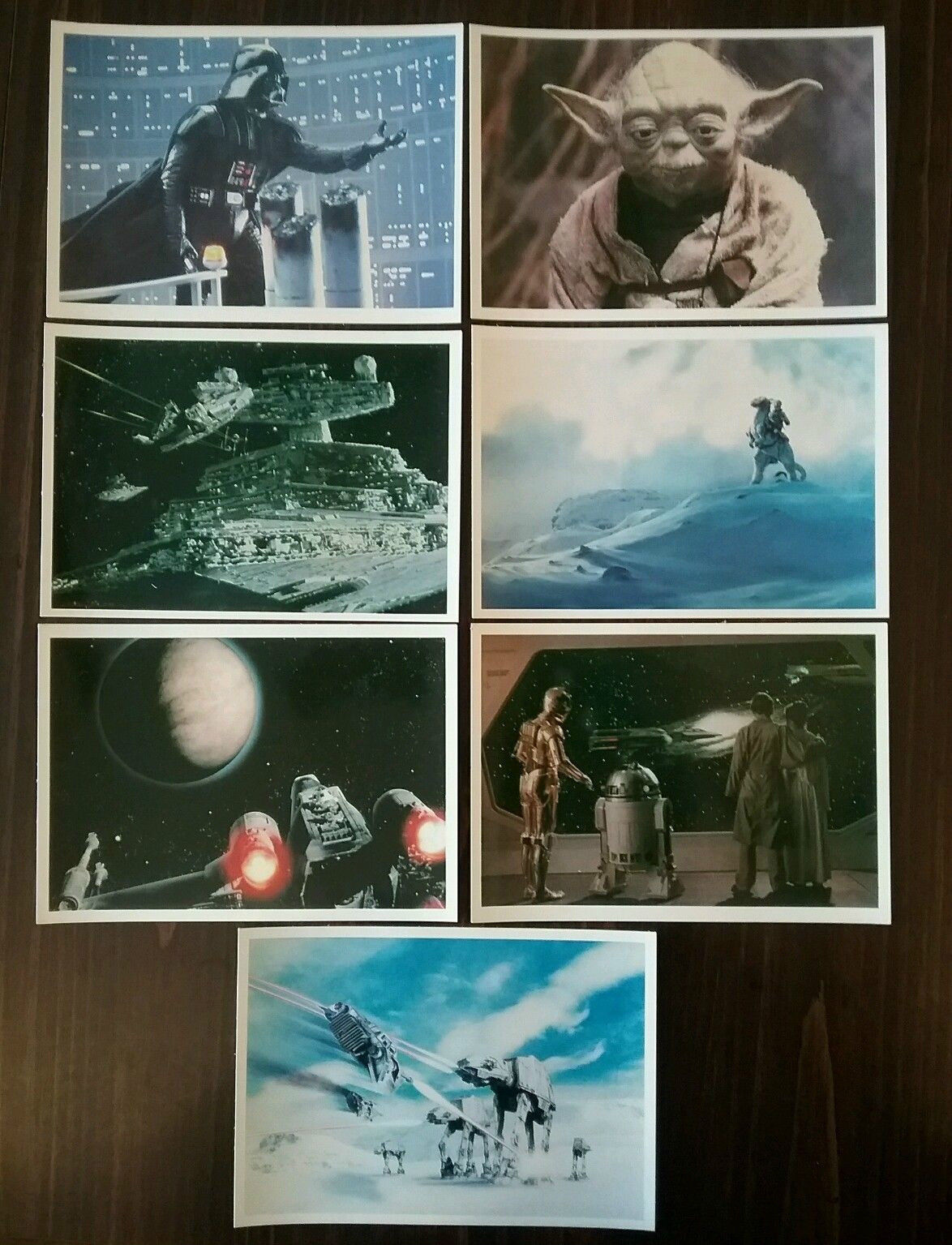 1980 Topps Star Wars The Empire Strikes Back Giant 5x7 Complete 30 Card Set NM-