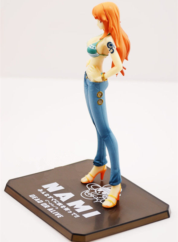 New One Piece PVC Figure Toy New World 6'' NAMI Anime Rare Colleciton