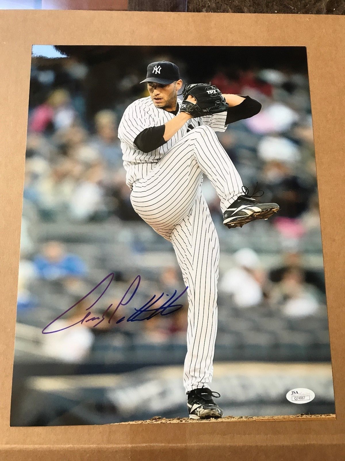 Andy Pettitte Signed Autograph 11x14 photo W/ JSA COA NY Yankees