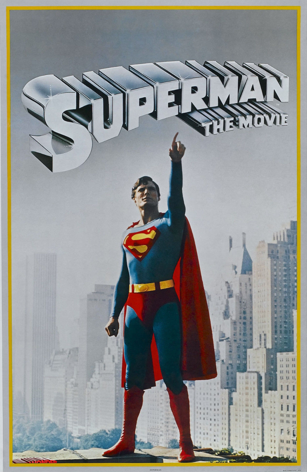 Superman: The Movie Poster Movie Art Print Silk Poster