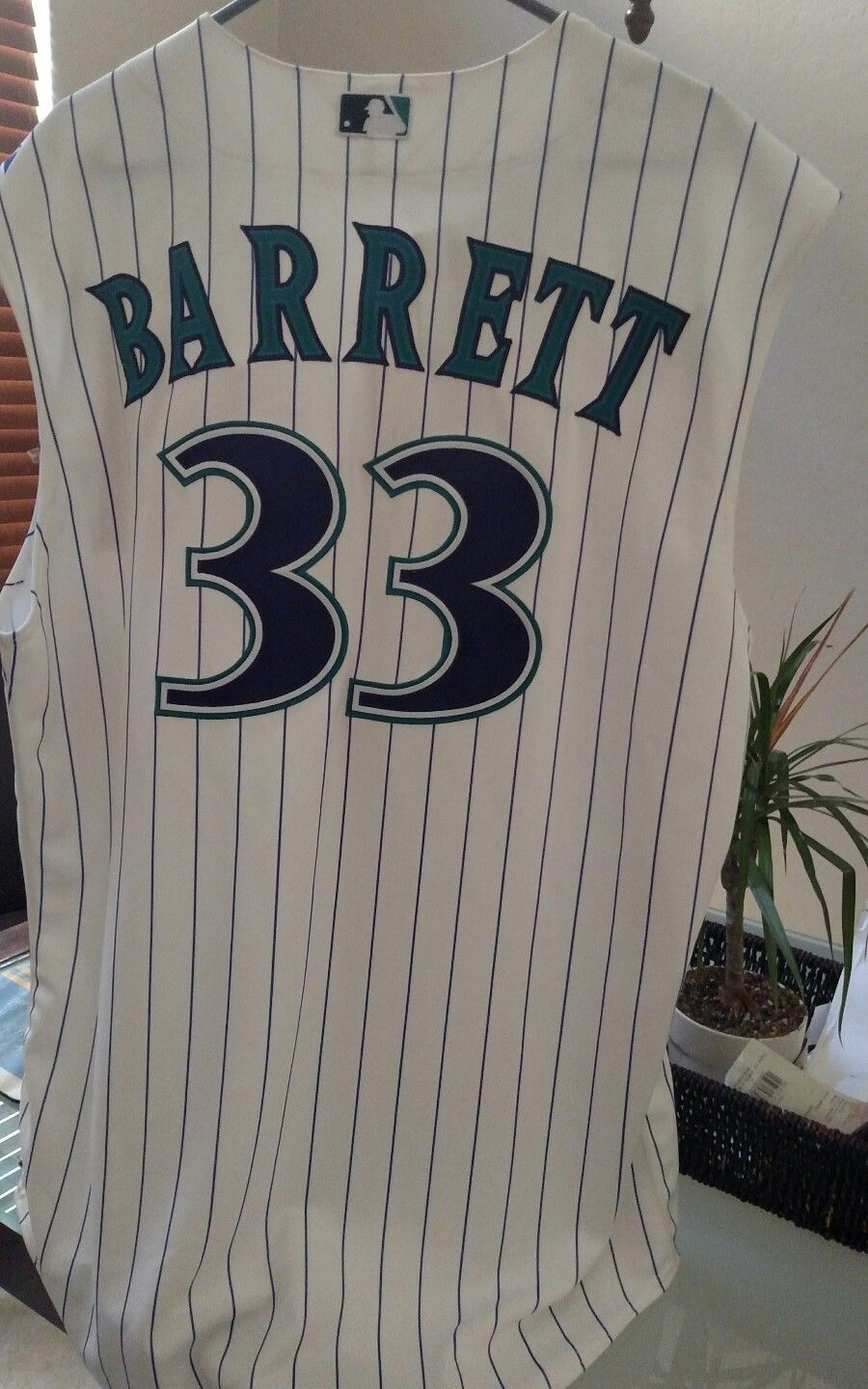 Game worn Jake Barrett Arizona Diamondbacks Jersey