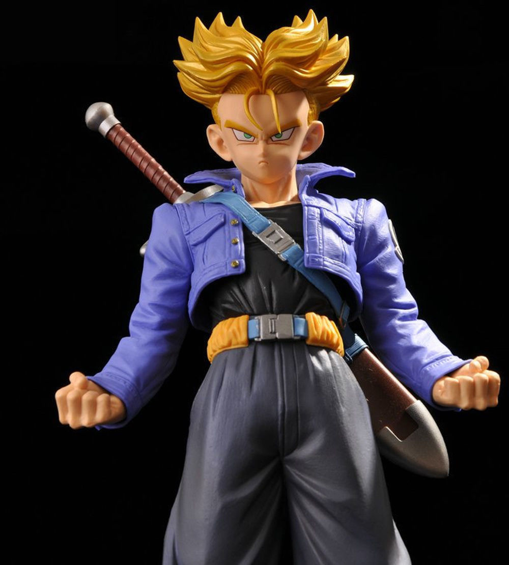 Dragon Ball Z Trunks Super Saiyan PVC Figure 25cm Anime Toy Doll Hobbies Gift