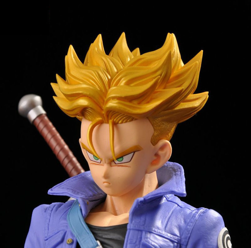 Dragon Ball Z Trunks Super Saiyan PVC Figure 25cm Anime Toy Doll Hobbies Gift