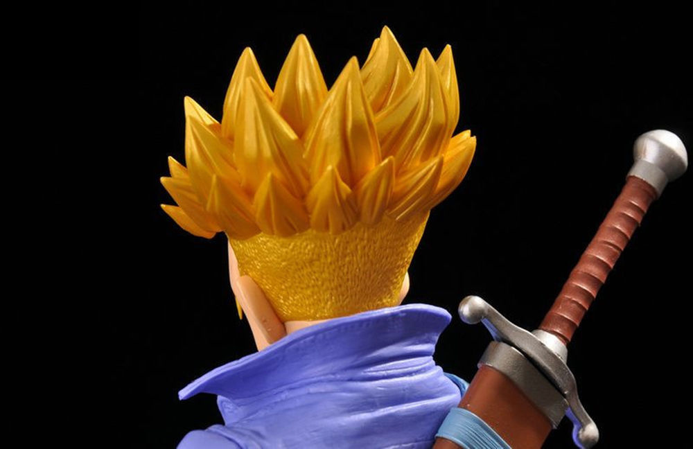 Dragon Ball Z Trunks Super Saiyan PVC Figure 25cm Anime Toy Doll Hobbies Gift