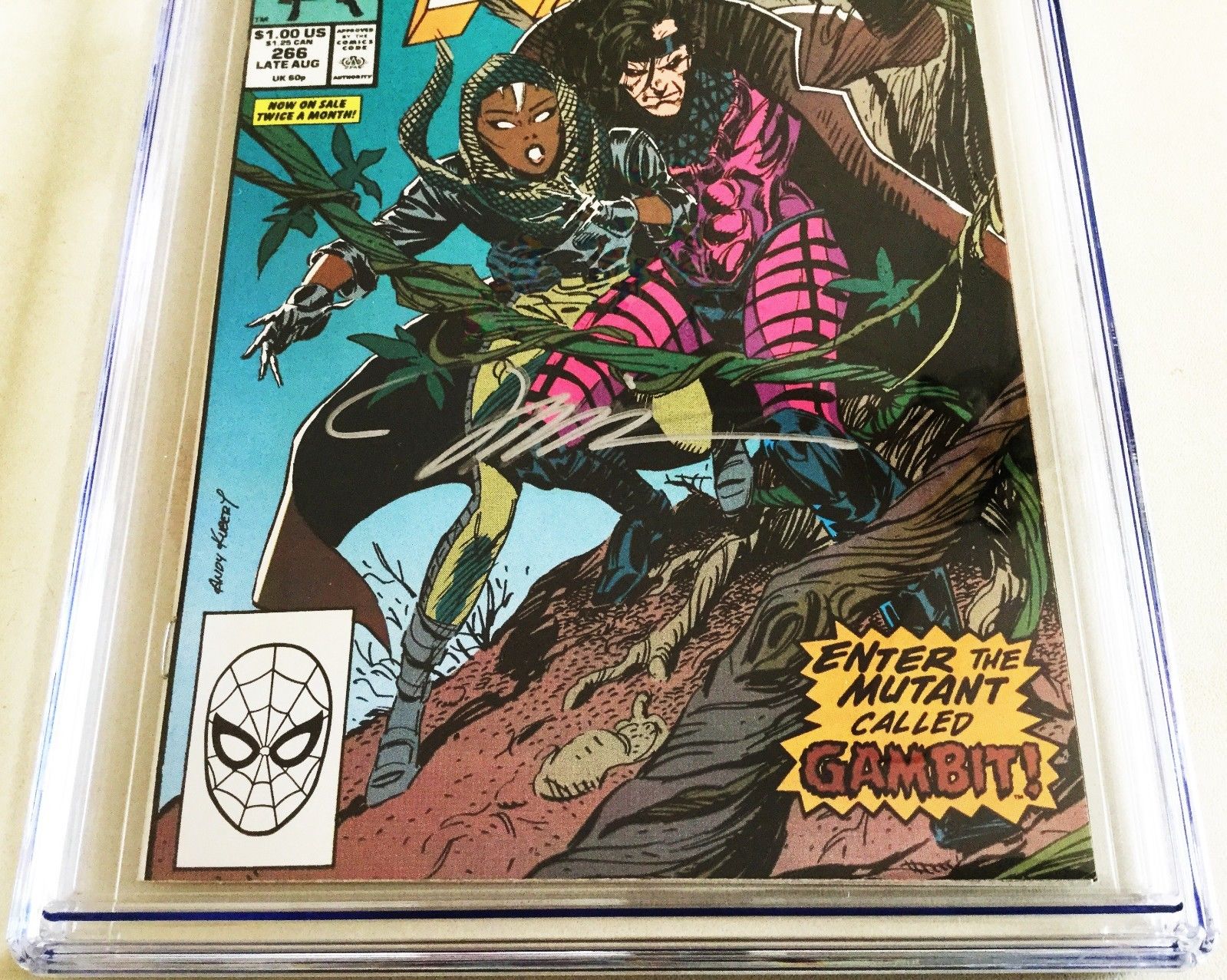 UNCANNY X-MEN #266 CGC 9.6 FIRST APPEARANCE OF GAMBIT - SIGNED BY JIM LEE