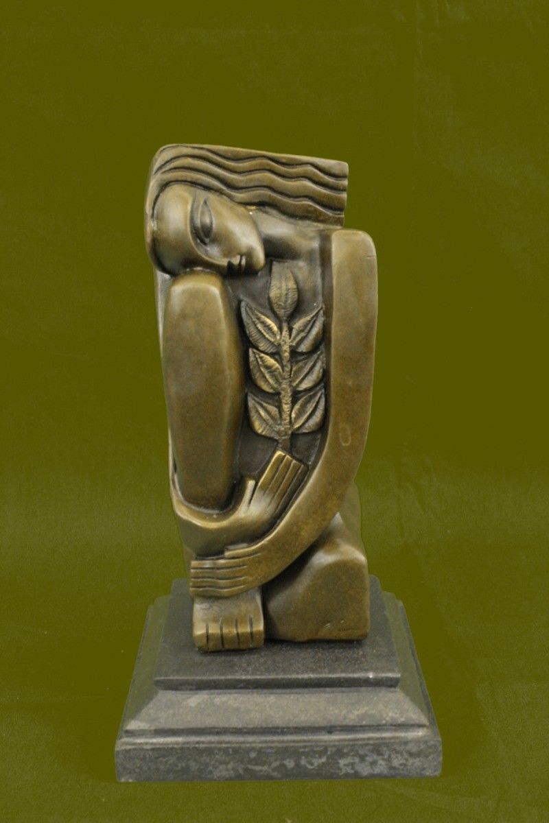 Surreal Bronze Sculpture, signed, Salvador Dali  Picasso era Hand Made Figurine