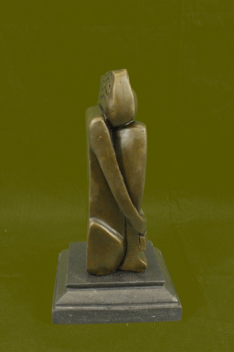 Surreal Bronze Sculpture, signed, Salvador Dali  Picasso era Hand Made Figurine