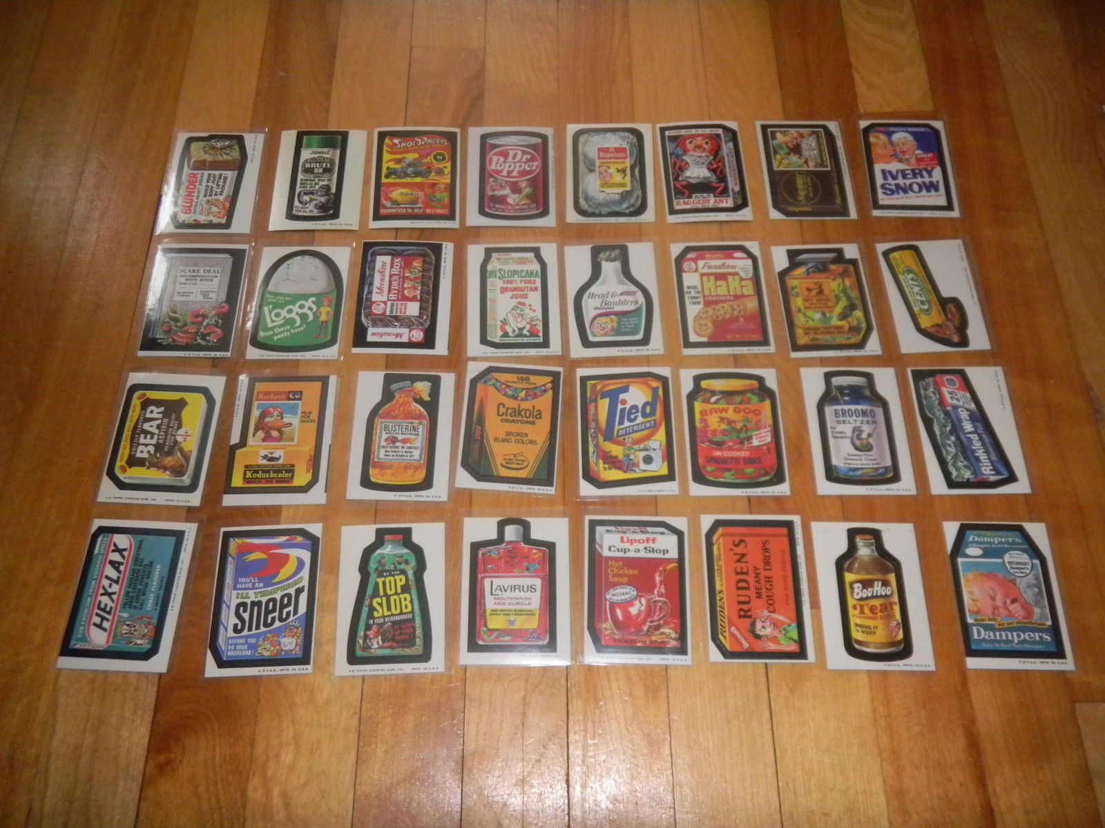 1973-75 Topps Wacky Packages Complete Wonder Bread Series 2 & 3 Set 48/48 NM-