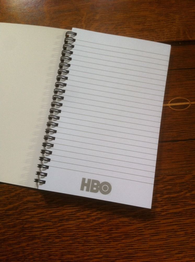 Game Of Thrones HBO Promo Promotional Notebook  WITH PEN MINT UNUSED.