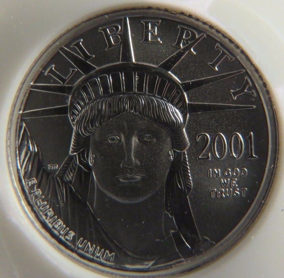 2001 Platinum Eagle NGC P$10 MS 70