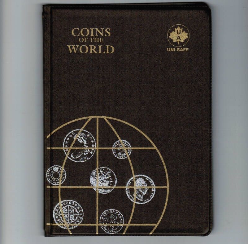 World Coin Collection Album Folder Storage Book Money Holder 142 Pockets