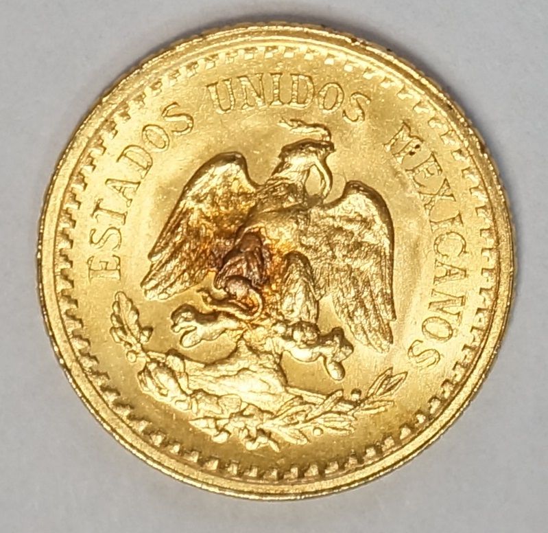 Random Date Mexico 2-1/2 (2.5) Pesos Gold Coin - .0603 Troy Oz AGW