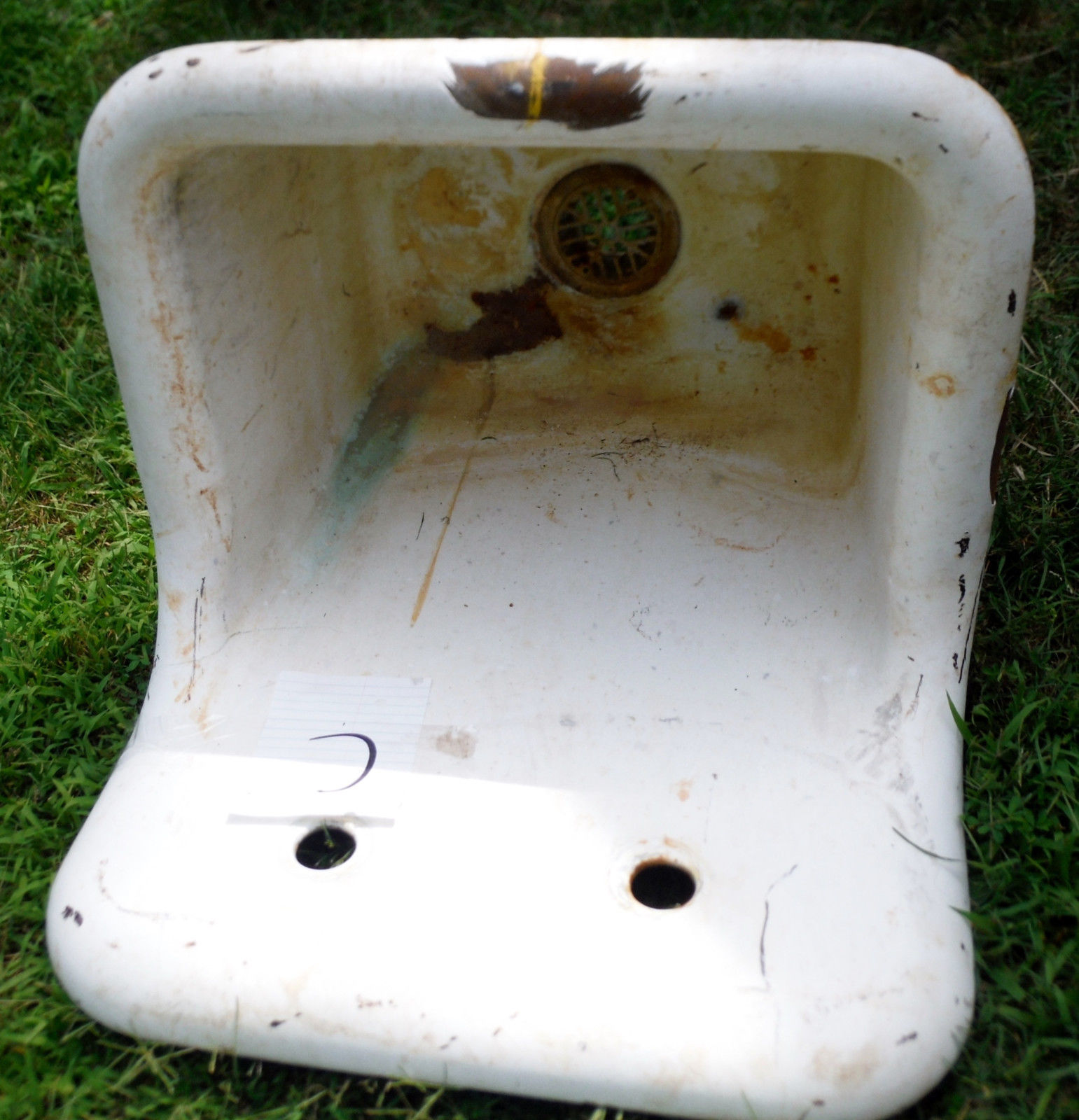 Pick One..Cast Iron Porcelain Antique Sink - Usa Made by Crane ,buy 1 or more