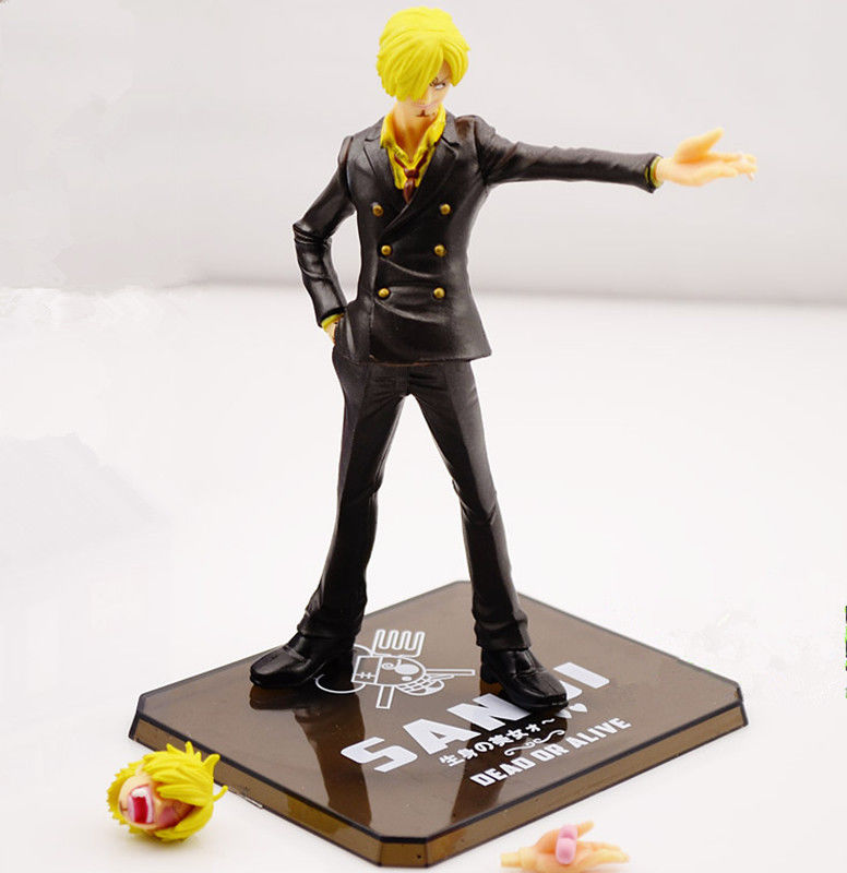 One Piece Anime 6'' Sanji Action Figure Toy Figurine Doll Model Gift