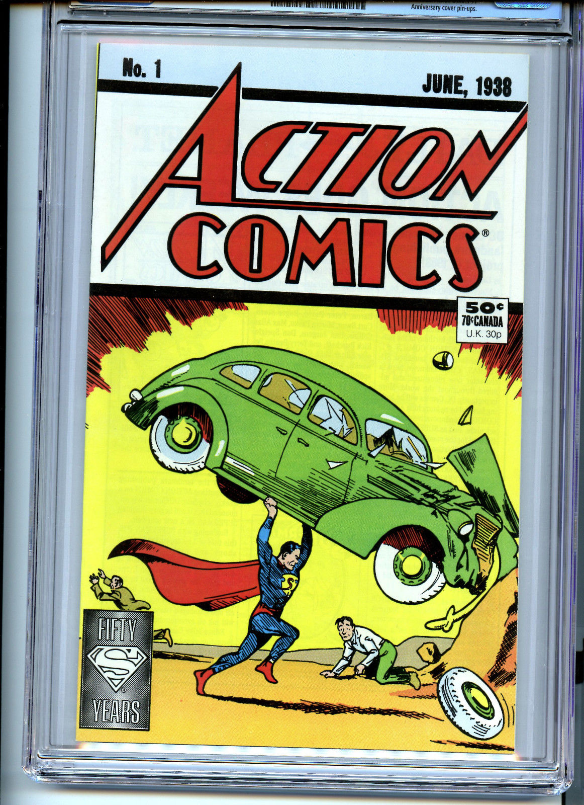 Action Comics #1 (1988) DC CGC 9.6 White Pages Reprint