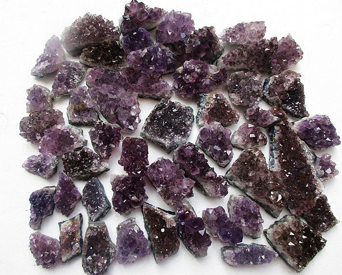 1000g 2.2LB Natural Purple AMETHYST Quartz Crystal Cluster Specimen