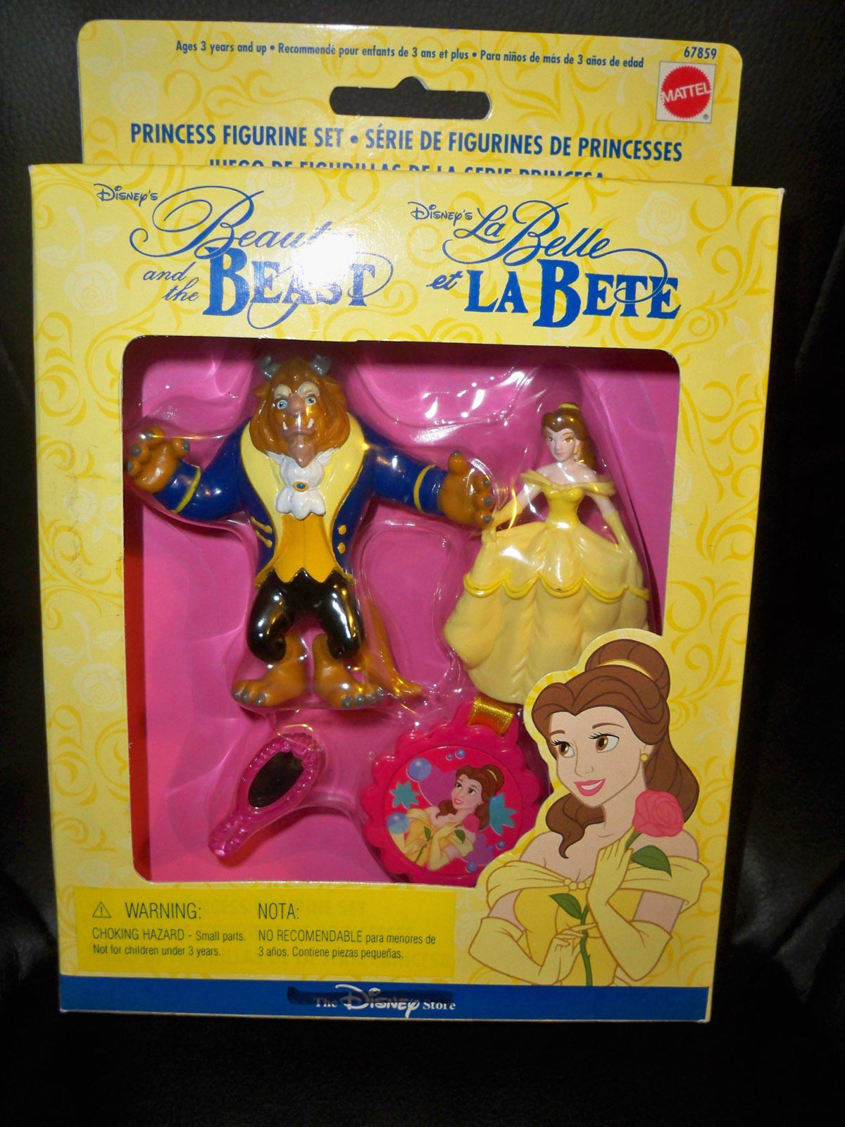 Disney's Beauty and the Beast Mini Figurine set NRFB The Disney Store Mattel