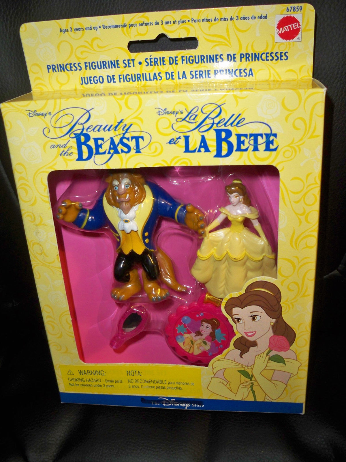 Disney's Beauty and the Beast Mini Figurine set NRFB The Disney Store Mattel