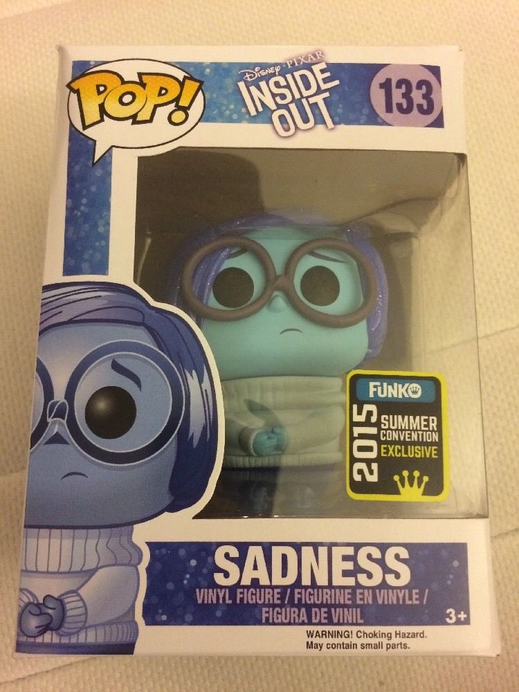 FunKo POP! Disney/Pixar: Inside Out - Sadness Toy Figure 2015 Summer Exclusive