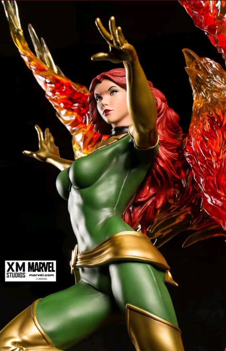 PHOENIX 1/4 SCALE STATUE (COMICS VERSION) BY XM STUDIOS w/COIN