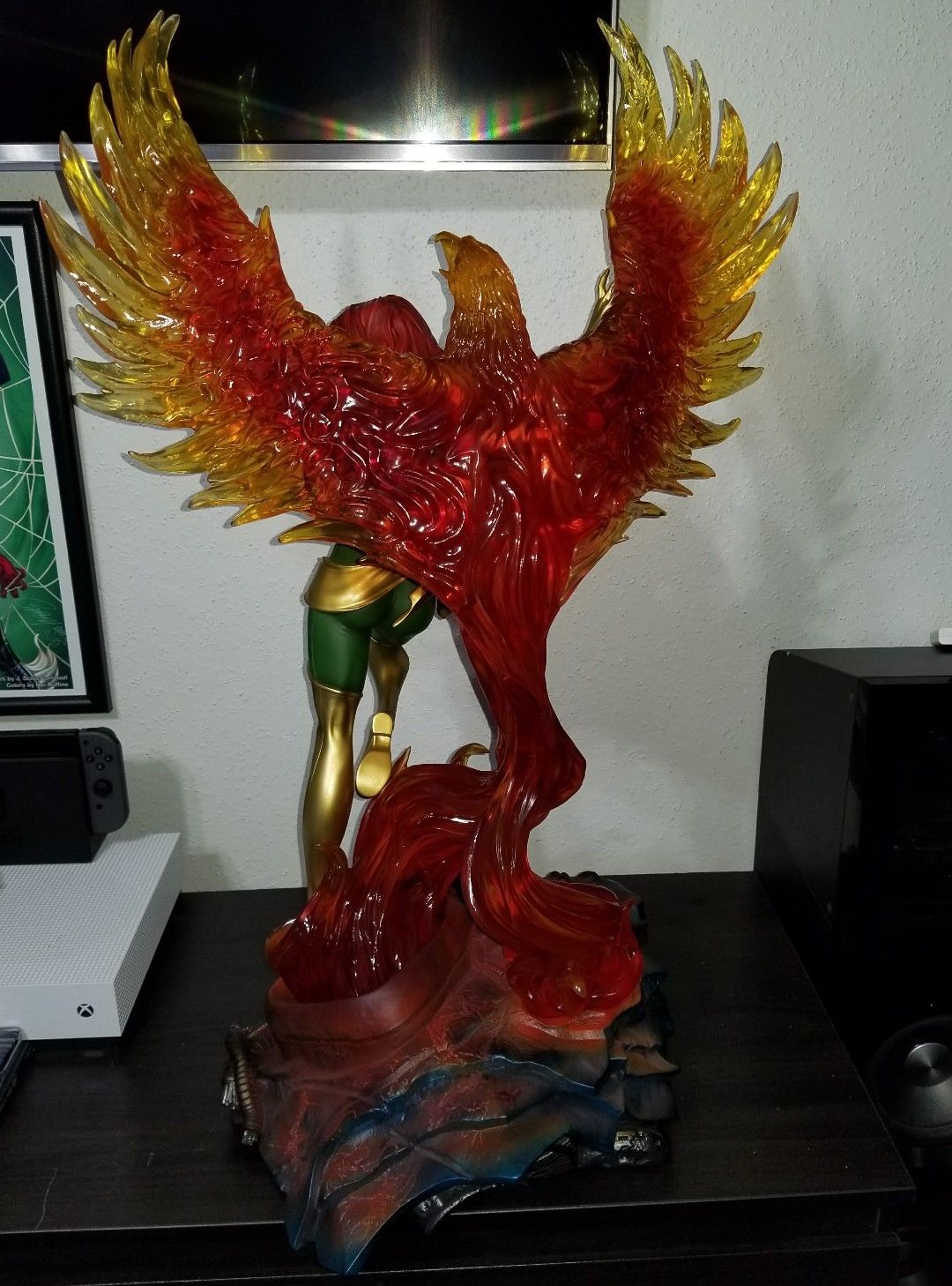 PHOENIX 1/4 SCALE STATUE (COMICS VERSION) BY XM STUDIOS w/COIN