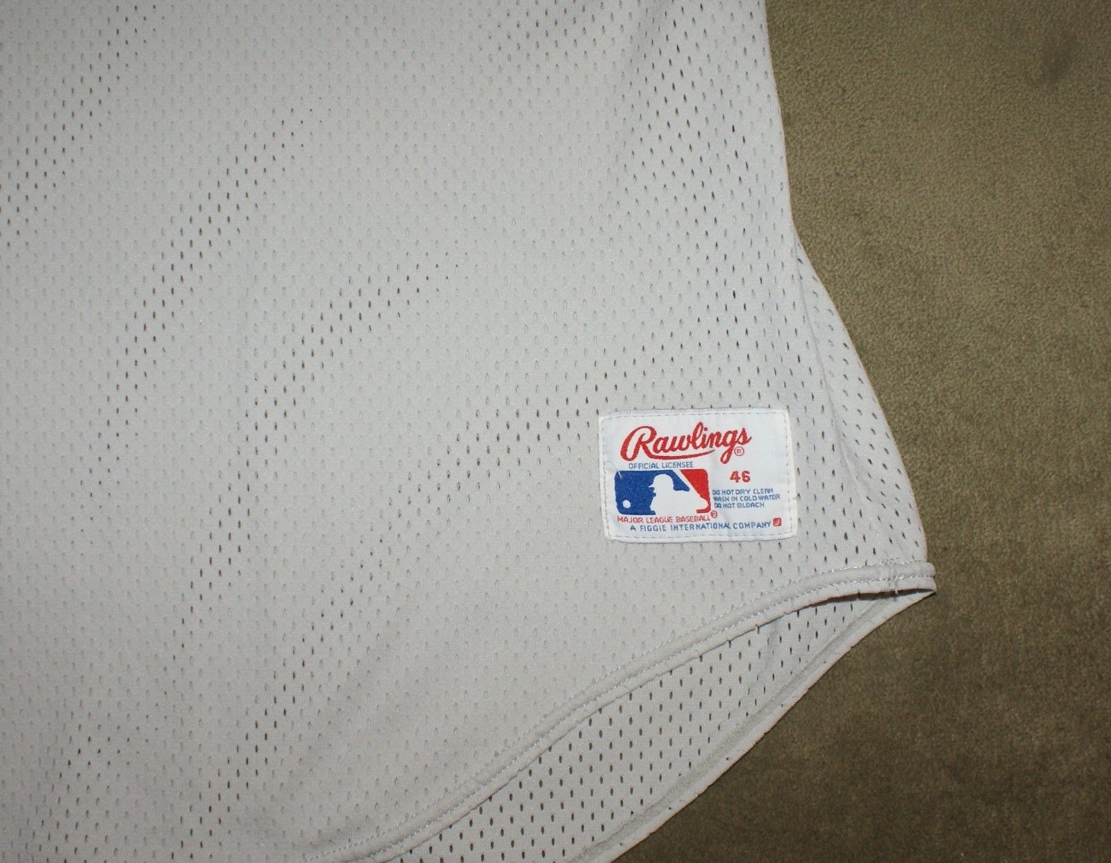 1991 San Jose, Clinton Giants Minor League Game Used Worn Rawlings Jersey MILB