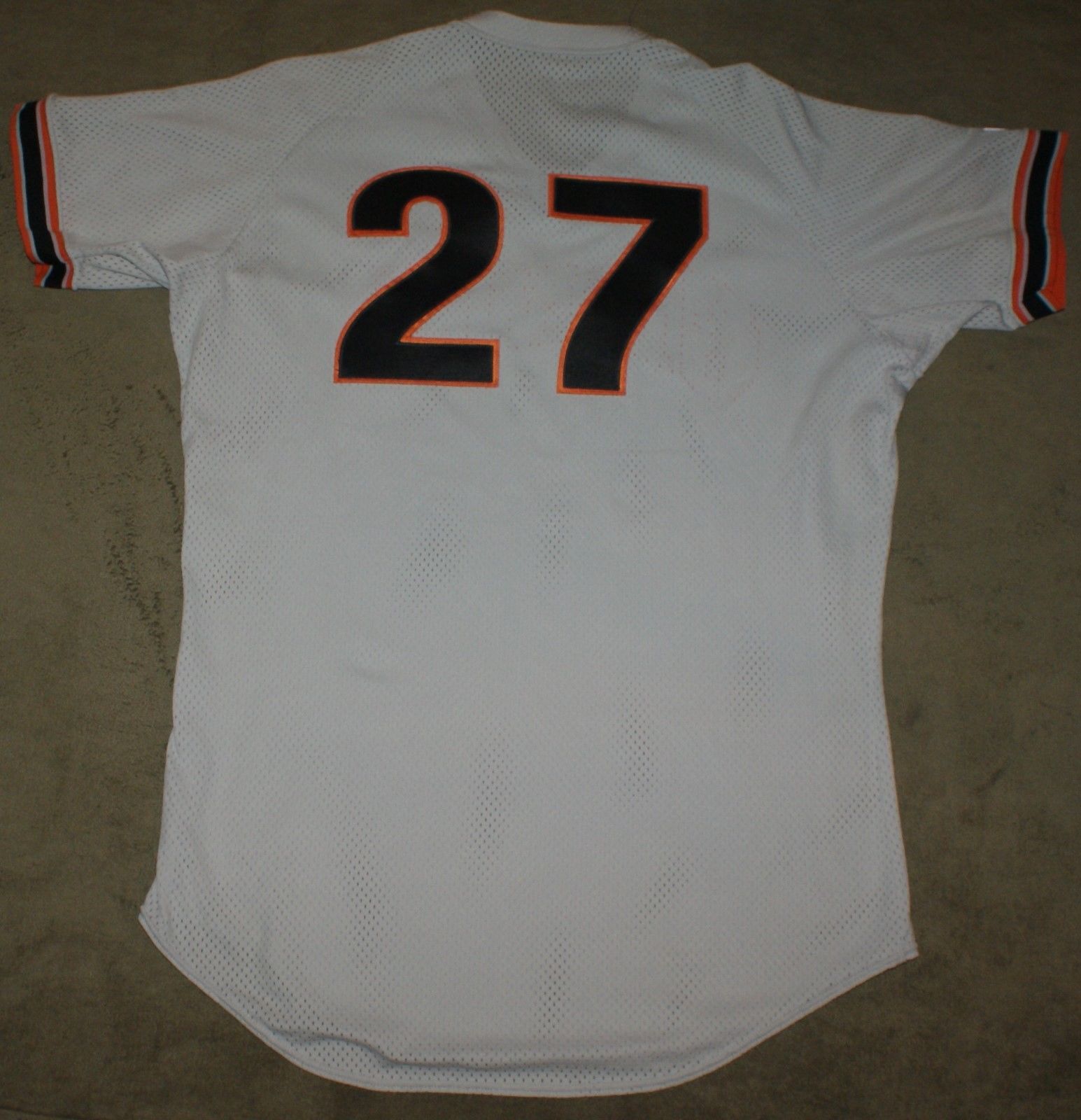 1991 San Jose, Clinton Giants Minor League Game Used Worn Rawlings Jersey MILB