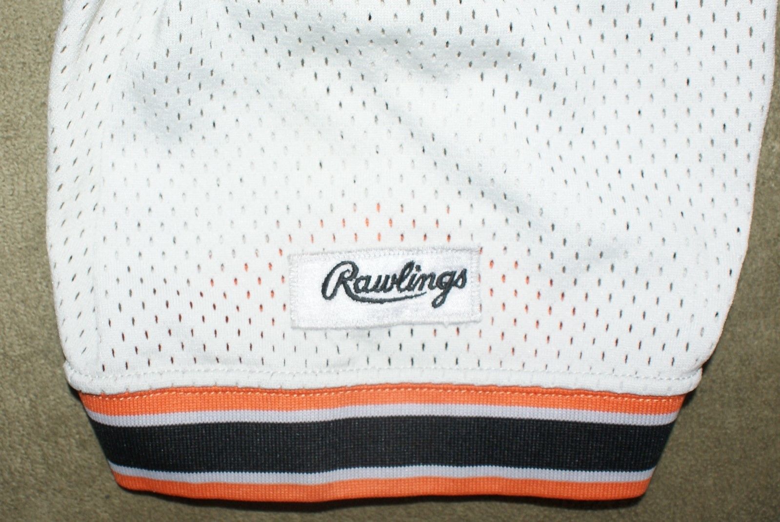 1991 San Jose, Clinton Giants Minor League Game Used Worn Rawlings Jersey MILB