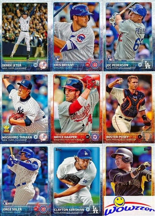 2015 Topps Baseball 706 Cards Factory Set-2 KRIS BRYANT+RIPKEN CHROME REFRACTOR