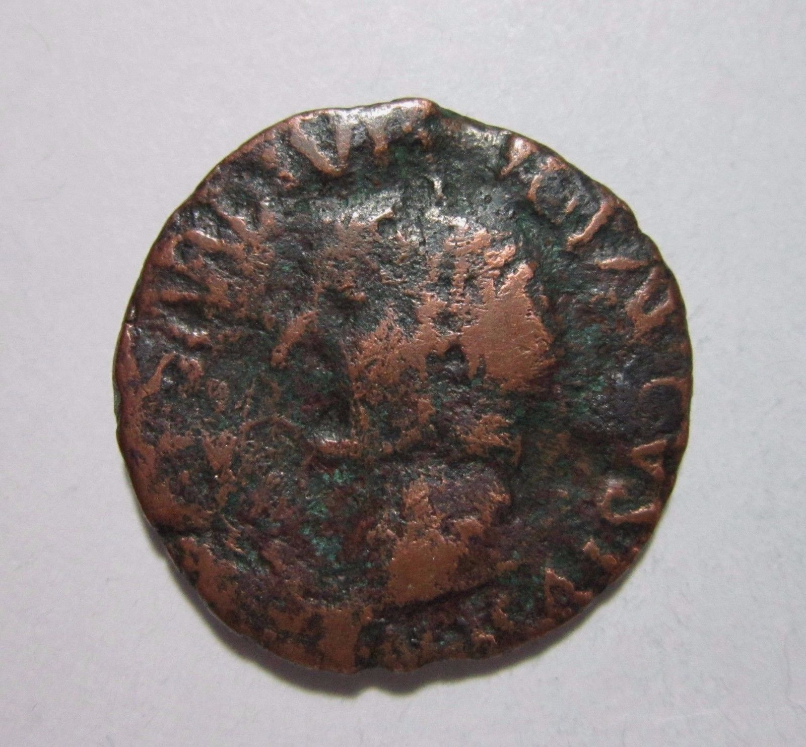 SPAIN, ILICI. AE 27. TIBERIUS, 14-37 AD. ALTAR REVERSE. RARE CITY AND TYPE.