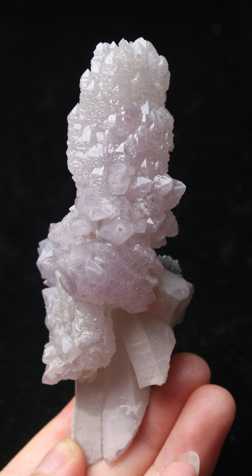 133.4g  NATURAL Amethyst QUARTZ Inner Mongolia Crystal Point Mineral Specimen