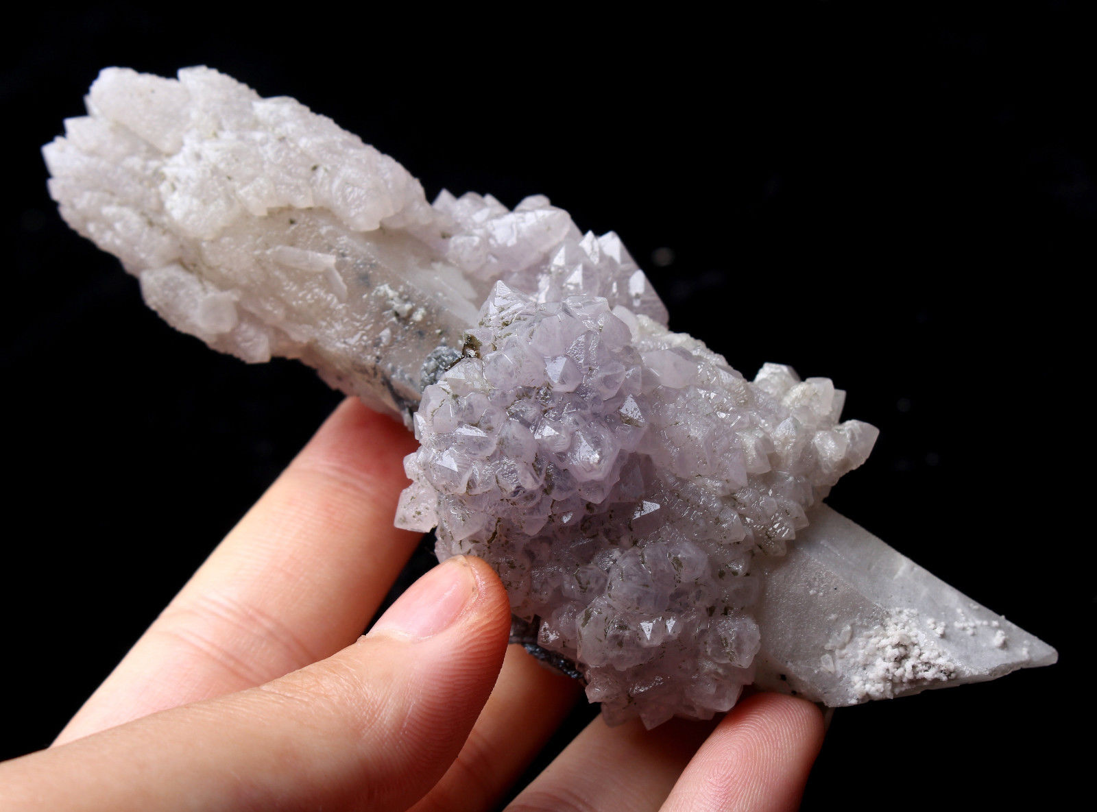 133.4g  NATURAL Amethyst QUARTZ Inner Mongolia Crystal Point Mineral Specimen