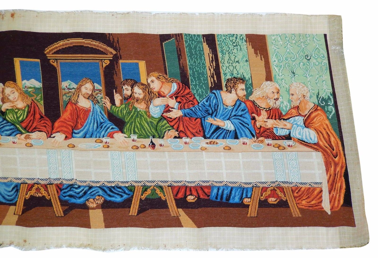 THE LAST SUPPER Arras (hand sewing) 46'' x 17.8''