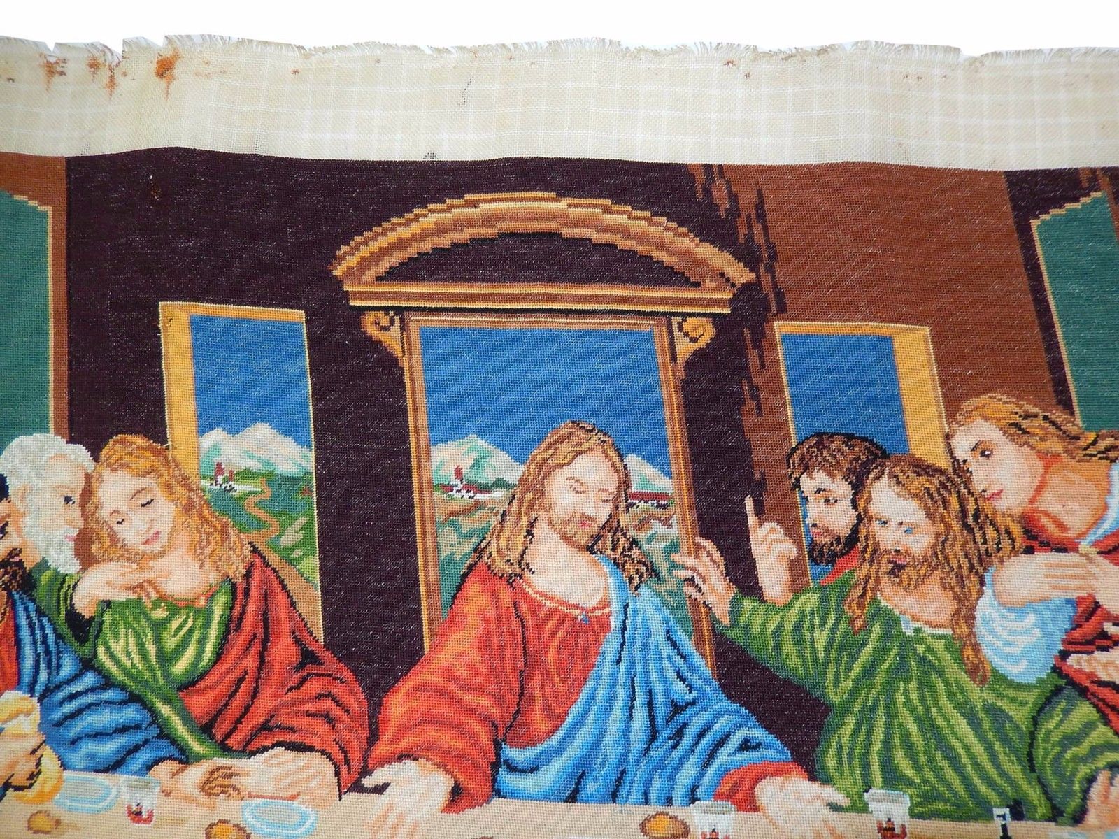 THE LAST SUPPER Arras (hand sewing) 46'' x 17.8''