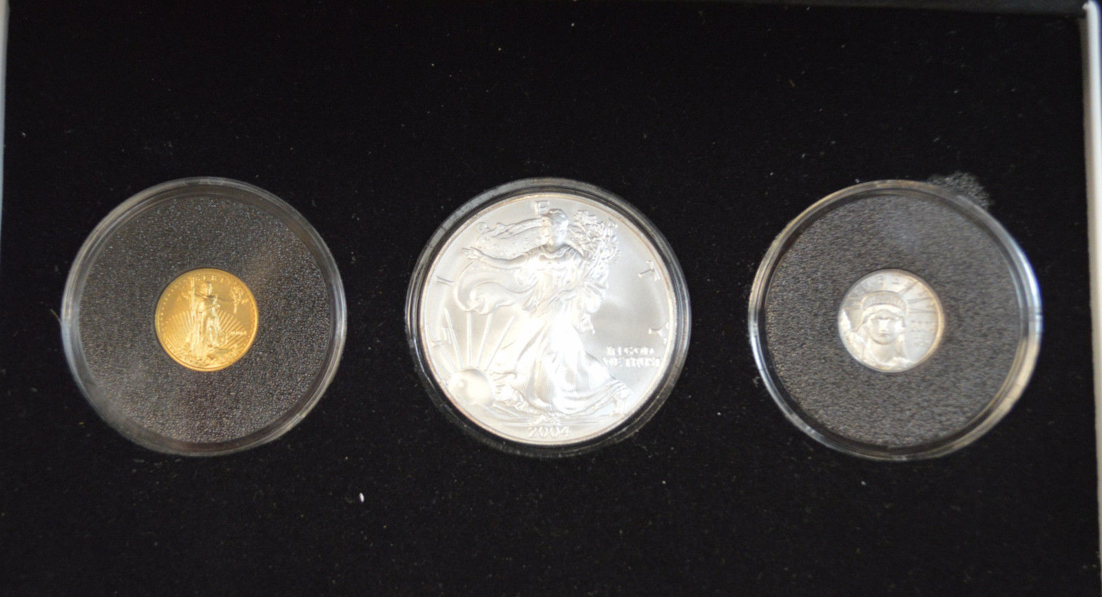 2004 Gold, Platinum, and Silver Eagle Set!  - nice coins, Free Shipping!!!