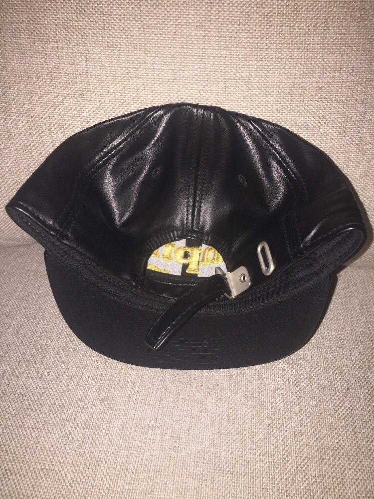 NWOT Empire Fox TV Show Promo Black Leather Hat Gold Letters by OTTO