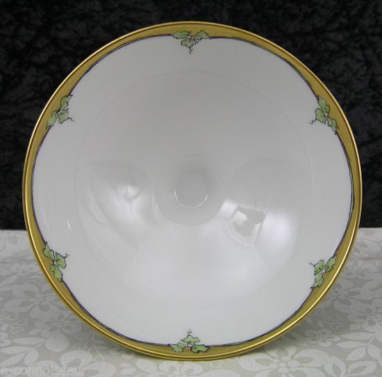 (7) Antique Limoges Hand-Painted Strawberries Porcelain Punch Bowl Cup