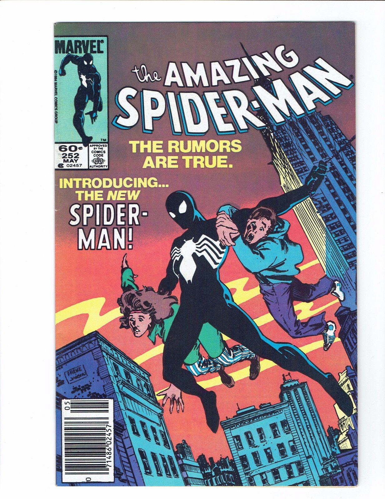 The Amazing Spider-Man #252 VF+ 1st Black Costume Marvel Comics